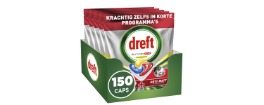 Amazon: Lot de 150 Tablettes Lave-Vaisselle Dreft (Fairy) - Parfum Citron &agrave; 22,89&euro; (au lieu de 39,70&euro;)