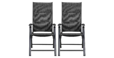 LIDL: LIVARNO Lot de 2 fauteuils aluminium Toronto - dossier r&eacute;glable 7 positions &agrave; 89&euro; (au lieu de 99&euro;)