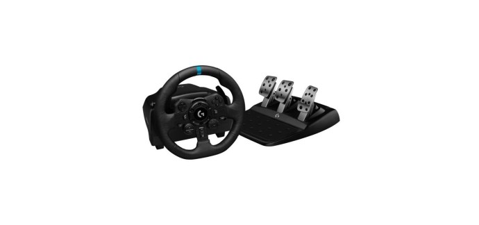 Cdiscount: Volant + Pédalier Logitech G923 (PS5/PS4/PC) à 239,99€ (au lieu de 429,99€)