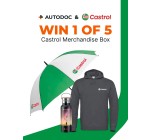 Autodoc: 1 lot Castrol (bouteille, parapluie, hoodie) à gagner