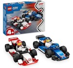 Amazon: LEGO City F1 Williams Racing & Haas F1 Race Cars (60464) à 12,46€ (au lieu de 19,99€)