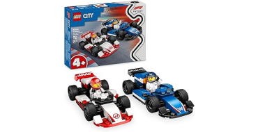 Amazon: LEGO City F1 Williams Racing & Haas F1 Race Cars (60464) &agrave; 12,46&euro; (au lieu de 19,99&euro;)