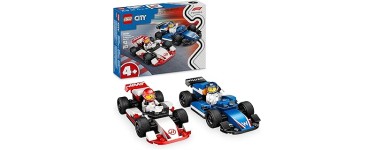 Amazon: LEGO City F1 Williams Racing & Haas F1 Race Cars (60464) à 12,46€ (au lieu de 19,99€)