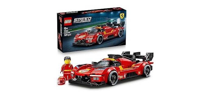 Amazon: LEGO Speed Champions Ferrari 499P (77261) à 24,99€ (au lieu de 27,99€)