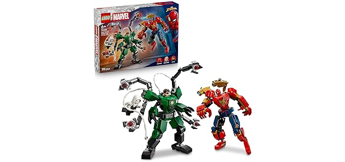 Amazon: LEGO® Marvel Le Combat des Robots Spider-Man contre Docteur Octopus (76338) à 22,99€
