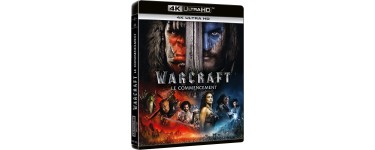 Amazon: Blu-ray 4K Ultra HD - Warcraft  Le commencement à 12,51€ (au lieu de 14,42€)