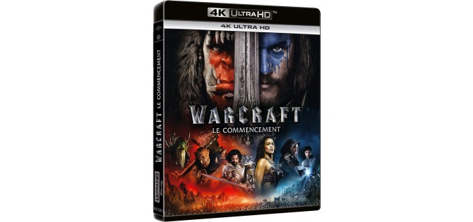 Amazon: Blu-ray 4K Ultra HD - Warcraft  Le commencement à 12,51€ (au lieu de 14,42€)