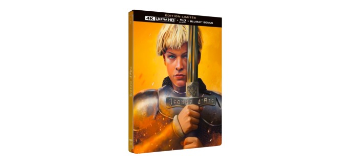E.Leclerc: Jeanne d'Arc 4K Steelbook (Blu-ray 4K) à 39,99€