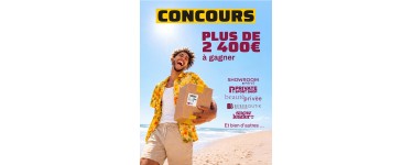 Mondial Relay: 1 lot Showroompriv&eacute; + Private Sport Shop + Fincut et plus (valeur 1197&euro;) &agrave; gagner