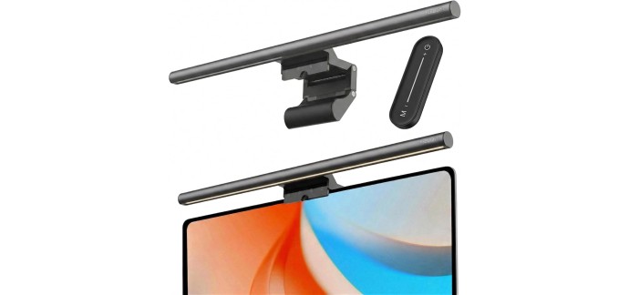 Amazon: Lampe écran PC Yeelight 42cm LED Anti-Éblouissement avec télécommande à 21,65€