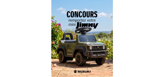 Suzuki: 1 Suzuki Jimny Kids Car à gagner