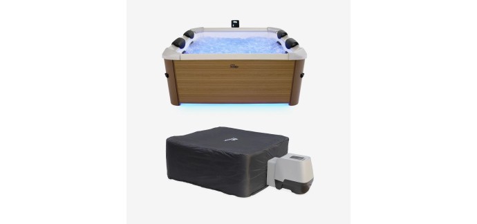 Sweeek: Spa rigide 6 places hydromassages 850L à 2099€ (au lieu de 2499€)