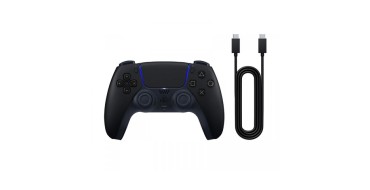 JoyBuy: Manette Sony DualSense Midnight Black + c&acirc;ble USB &agrave; 49,99&euro; (au lieu de 74,99&euro;)