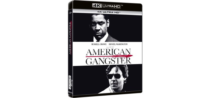 Amazon: Blu-Ray 4K Ultra HD American Gangster à 12,51€ (au lieu de 14,63€)