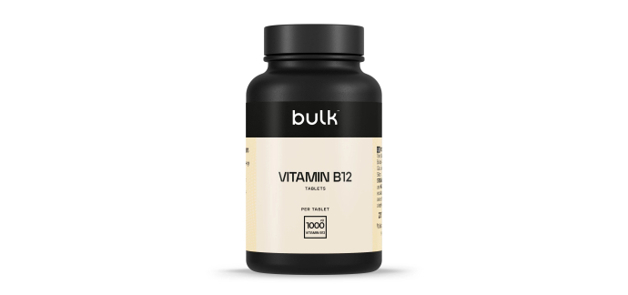 Amazon: Vitamine B12 Bulk 1000 mcg - 60 comprim&eacute;s &agrave; 1,49&euro; (au lieu de 3,42&euro;)