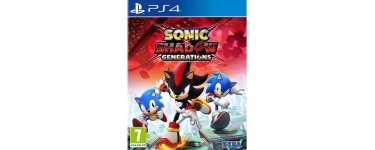 Cdiscount: Sonic X Shadow Generations (PS4) à 28,99€ (au lieu de 39,99€)