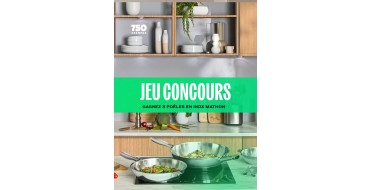 Mathon: 1 lot de 3 poêles inox MATHON (valeur 135,99€) à gagner