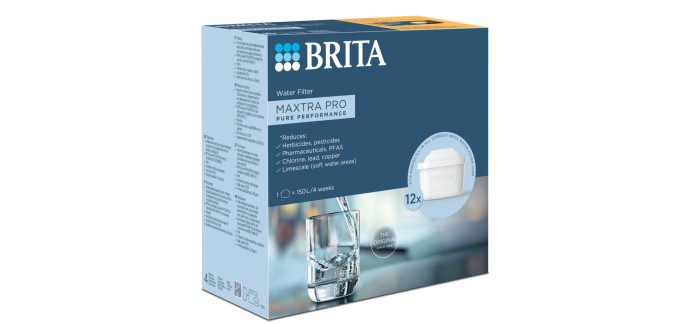 Amazon: Pack de 12 cartouches Brita Maxtra Pro à 49,50€ (au lieu de 59,99€)
