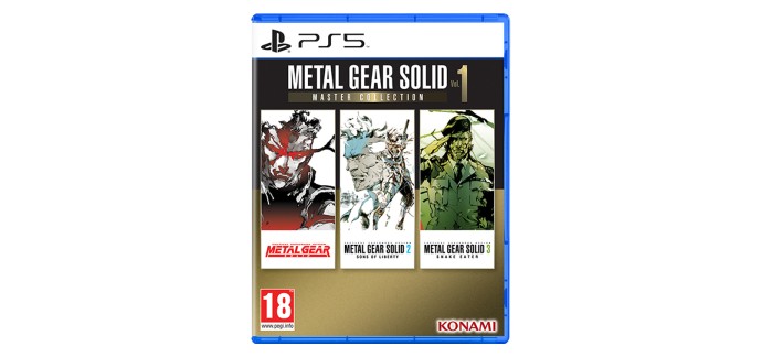 Amazon: Metal Gear Solid Master Collection Vol.1 (PS5) à 42,55€ (au lieu de 59,99€)