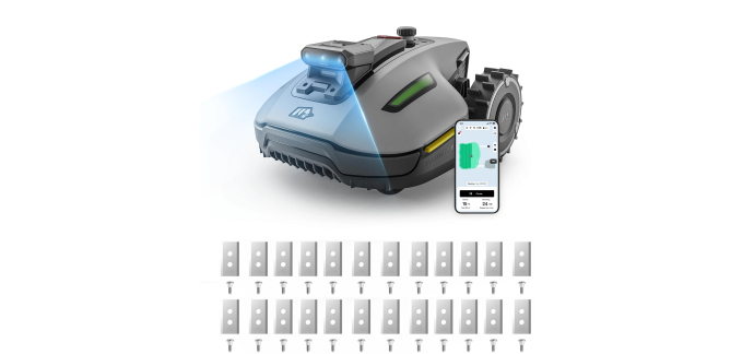 Amazon: Robot tondeuse Mammotion Yuka Mini 2 500 - 500m&sup2;, lames combin&eacute;es &agrave; 659&euro; (au lieu de 1099&euro;)