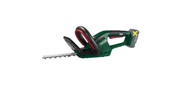 LIDL: Taille-haies sans fil PARKSIDE PHSA 20-Li D4 - 20V, lame 50,5cm &agrave; 24,99&euro; (au lieu de 49,99&euro;)