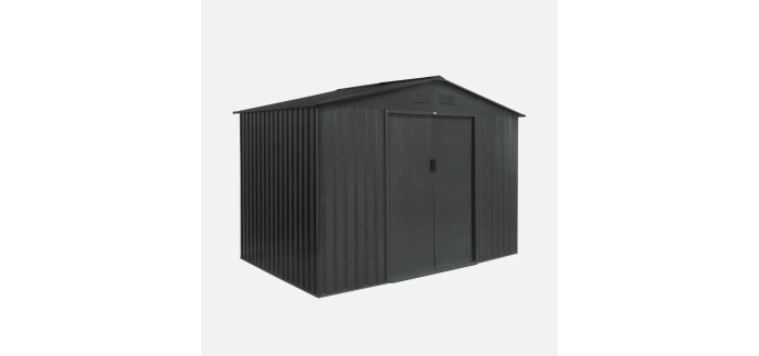 Sweeek: Abri de jardin métal FERRAIN 5,29m² à 237,99€ (au lieu de 279,99€)