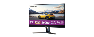 Amazon: Ecran PC 27" Geesu - QHD 1440p, 200hz, 1ms, IPS &agrave; 129,99&euro; (au lieu de 179&euro;)