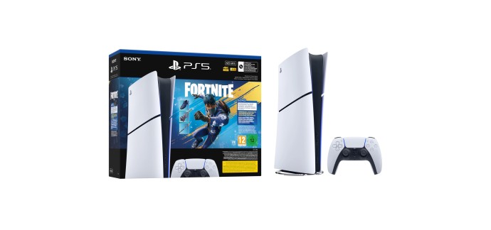 Amazon: Console Sony PS5 Edition numérique Flowering Chaos + 2 Manettes DualSense à 499€