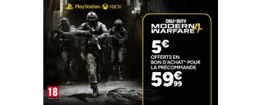 Carrefour: Précommande Call of Duty Modern Warfare 4 à 54,99€ (dont 5€ en cagnotte fidélité)