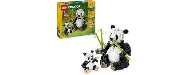 Amazon: LEGO Creator 3-en-1 Pandas (31165) à 31,99€ (au lieu de 39,99€)