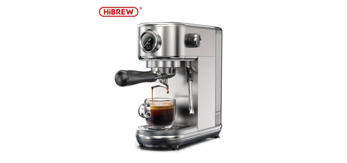 JoyBuy: Machine &agrave; caf&eacute; HiBREW H10B 20Bar semi-automatique &agrave; 129,99&euro; (au lieu de 169,99&euro;)