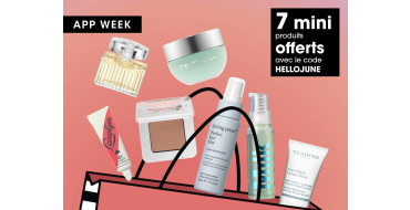 Sephora: 7 mini produits offerts d&egrave;s 119&euro; d'achat sur l'App