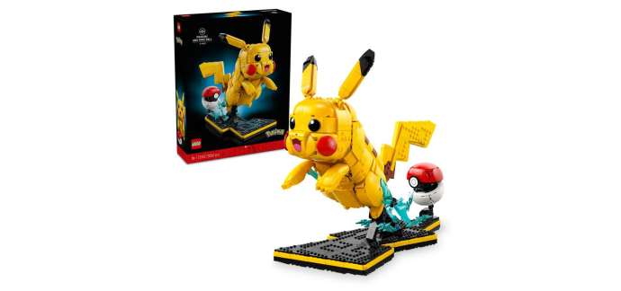 Cdiscount: LEGO 72152 Pok&eacute;mon Pikachu (Switch) &agrave; 134,99&euro; (au lieu de 199,99&euro;)