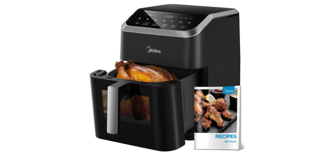 JoyBuy: Friteuse sans huile MIDEA 7L - HeatXpress, 7 programmes &agrave; 49,99&euro; (au lieu de 79,99&euro;)