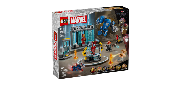 E.Leclerc: Lego Marvel Laboratoire d&rsquo;Iron Man 76315 (PS5) &agrave; 39,99&euro; (au lieu de 54,99&euro;)