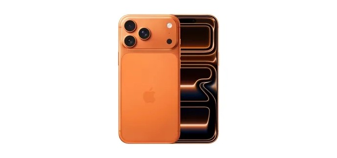 Rakuten: Apple iPhone 17 Pro Max 256 Go Orange cosmique - smartphone à 1199€ (au lieu de 1479€)