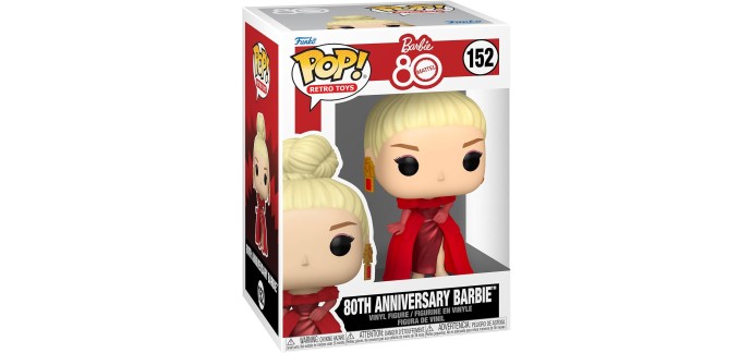 Amazon: Funko Pop Retro Toy Barbie 80th (Figurine) à 6,99€ (au lieu de 16,00€)