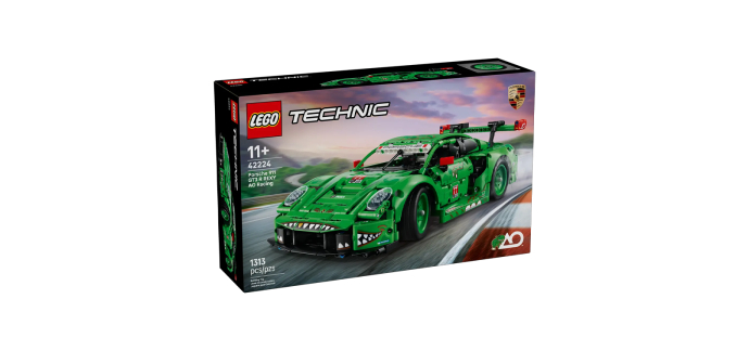 Fnac: LEGO Technic 42224 Porsche 911 GT3 R AO Racing (PS5) &agrave; 111,99&euro; (au lieu de 139,99&euro;)