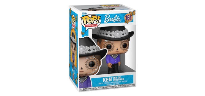 Amazon: Funko Pop Ken Dia de Los Muertos (Figurine) à 6,99€ (au lieu de 16,00€)