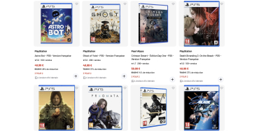 JoyBuy: 2 achetés = le 3ème offert sur une sélection de jeux PS4/PS5 Days of Play