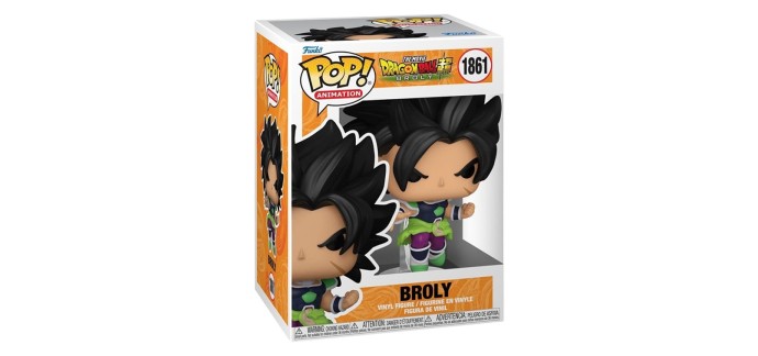 Amazon: Funko Pop Dragon Ball Super Broly à 12,59€ (au lieu de 16,00€)