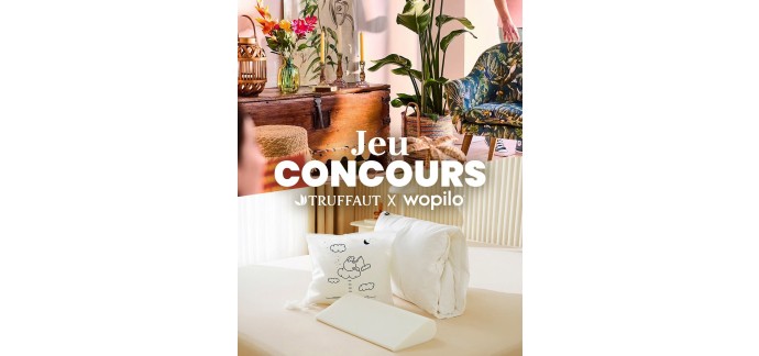 Truffaut: 1 carte cadeau 100€ Truffaut + oreiller Wopilo Plus à gagner