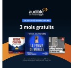 Amazon: Prime - 3 mois Audible Standard gratuits