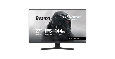 Amazon: &Eacute;cran PC Iiyama G-Master Black Hawk G2741HSU-B1 27" IPS 144Hz &agrave; 89,99&euro; (au lieu de 115,76&euro;)