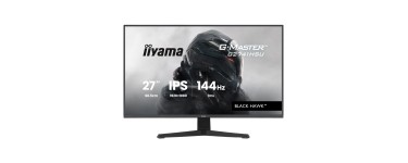 Amazon: Écran PC Iiyama G-Master Black Hawk G2741HSU-B1 27" IPS 144Hz à 89,99€ (au lieu de 115,76€)