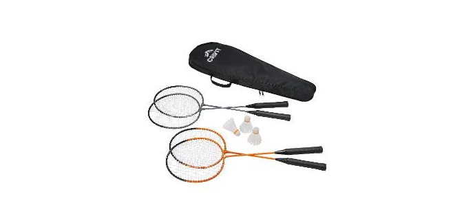 LIDL: Set de badminton CRIVIT 4 raquettes + 3 volants à 6,99€ (au lieu de 9,99€)