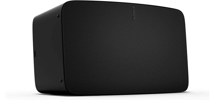 Amazon: Enceinte Sonos Five - WiFi, AirPlay2, Noir à 509,59€ (au lieu de 618,65€)