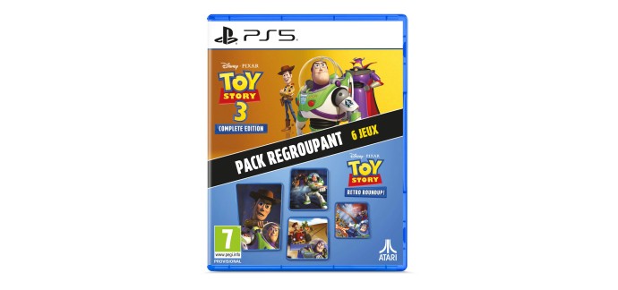 Amazon: Précommande Toy Story Retro Roundup + Toy Story 3 Complete Edition Double Pack sur PS5 à 44.99€