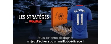 M6: 1 jeu d'échecs dédicacé + 2 maillots dédicacés (valeur 250€) à gagner