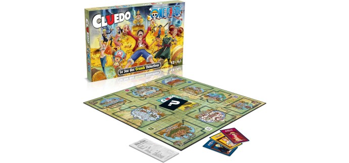 Amazon: Cluedo One Piece (Jeu de société) à 21,72€ (au lieu de 24,99€)